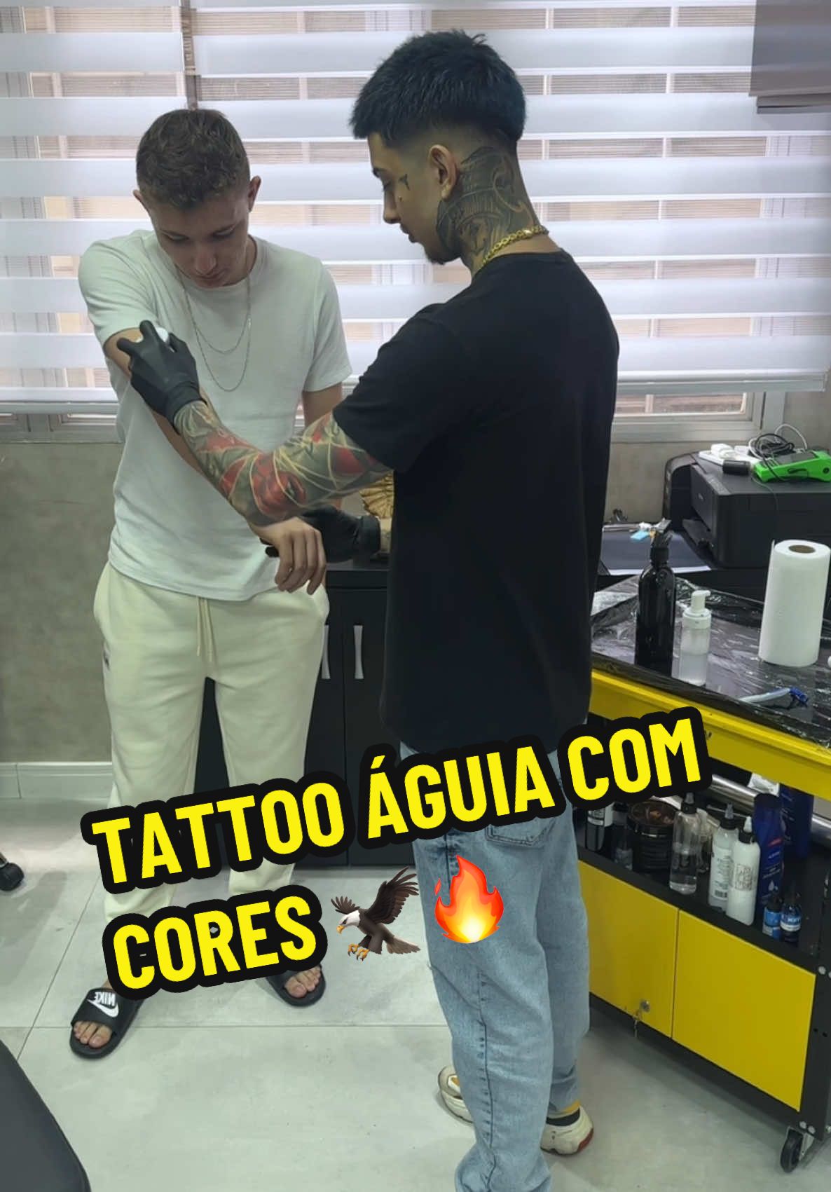 É UMA ÁGUIA OU UM GAVIÃO NA TATUAGEM? 🤔🦅 #TATTOO #TATUAGEM