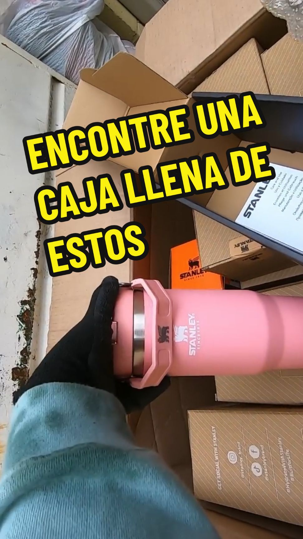 encontré velas y una caja llena de stanleys en la basura de los Estados Unidos #pic #facebook #entretenimiento #youtube #youtube #entertainment #creatorsearchinsights 