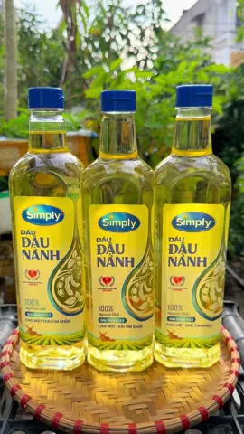 Dầu đậu nành simply chai 1 lít #xh #xhtiktok #thinhhanh #minhvustore #dauan #daudaunanh #daudaunanhsimply 