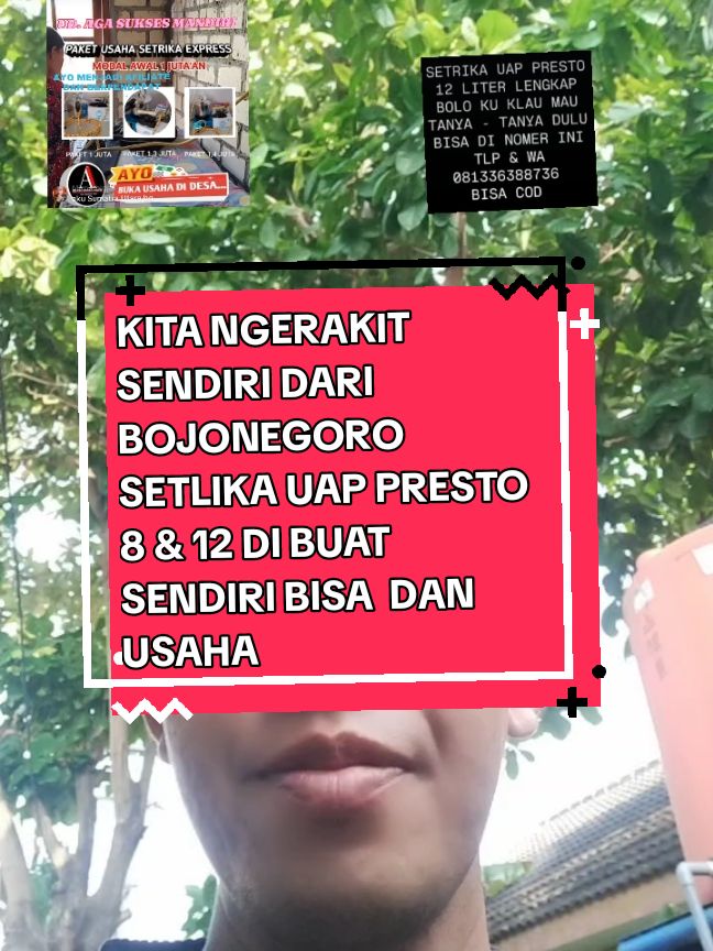 KITA NGERAKIT SENDIRI DARI BOJONEGORO  SETLIKA UAP PRESTO 8 & 12 DI BUAT SENDIRI BISA  DAN DI BUAT USAHA BARU BISAbSEGERA YA...STOK MELIMPAH...#jualalatlaudry #usahalaudry #usahadidesa 