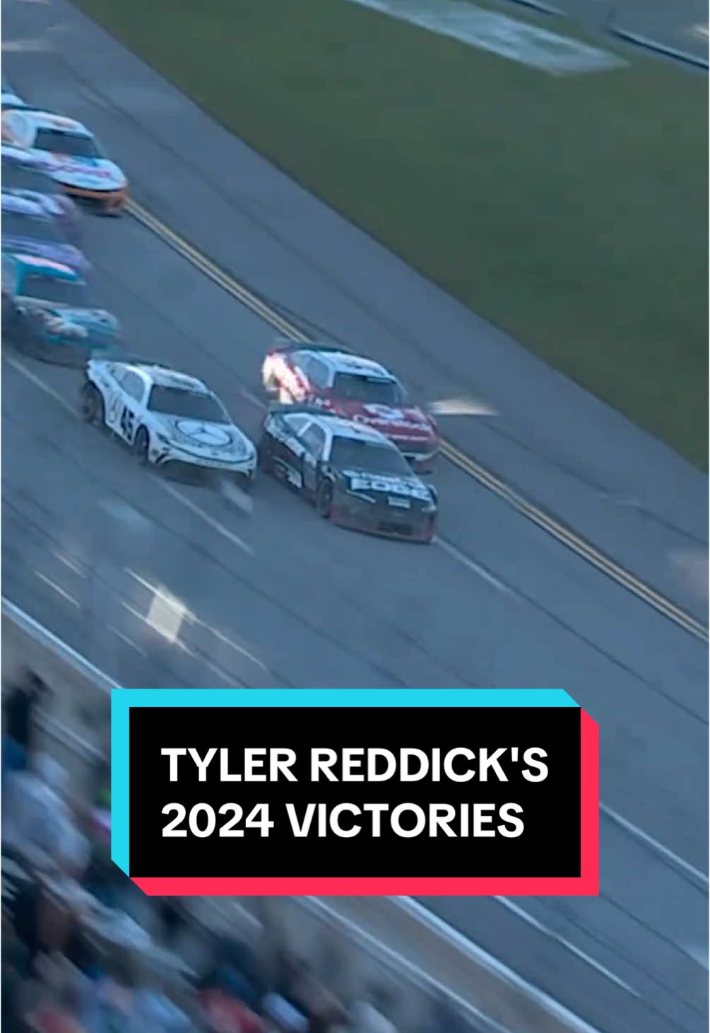 Tyler Reddick has had some particularly memorable wins in 2024 😳 #NASCAR