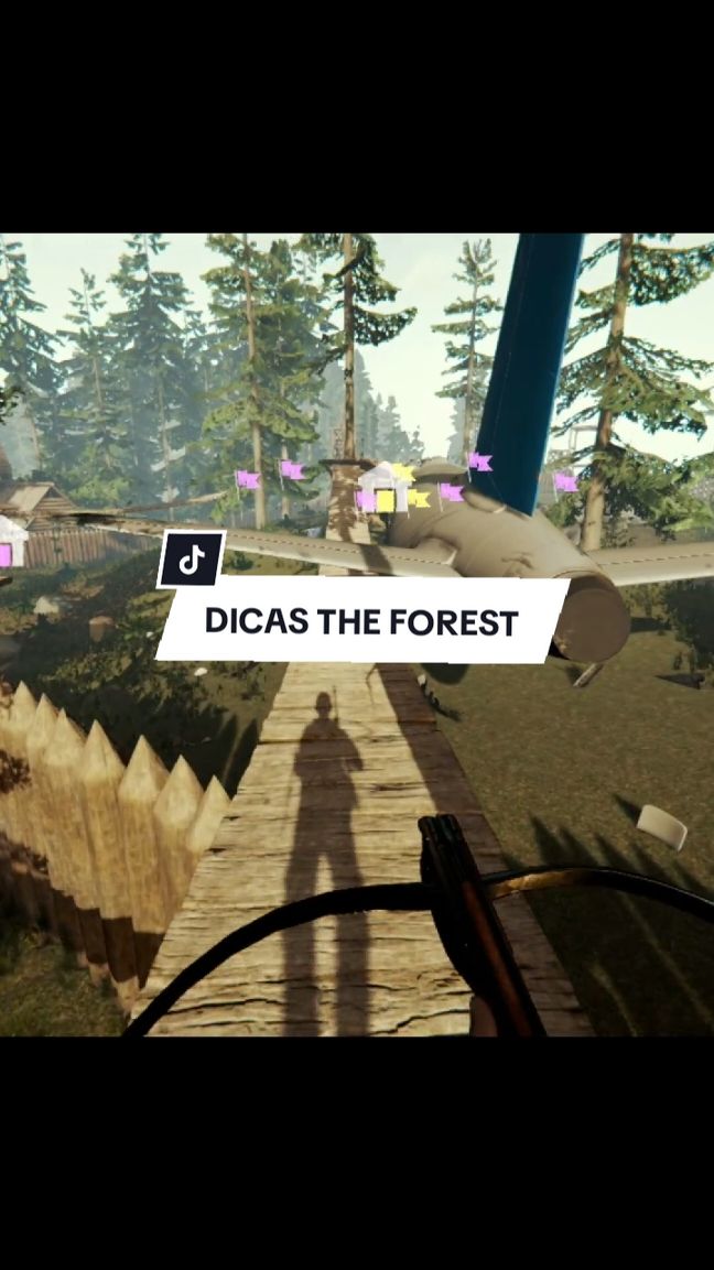 dicas pra quem pretende jogar esse jogo incrível the forest!   se quiser participar dessa base online comigo e ter mais dicas comenta !  #theforest #sobrevivencia #sonsoftheforest #dicastheforest 