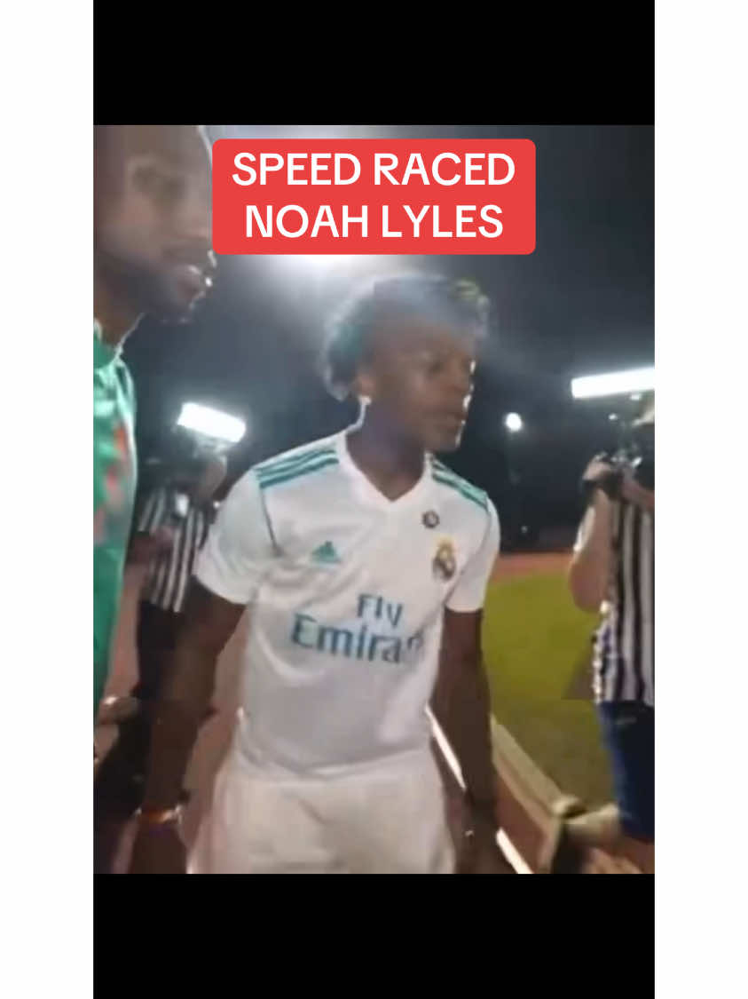 IS SPEED THE FASTEST MAN ALIVE? 🤯 #ishowspeed #noahlyles #shoutoutot (via @IShowSpeed) 