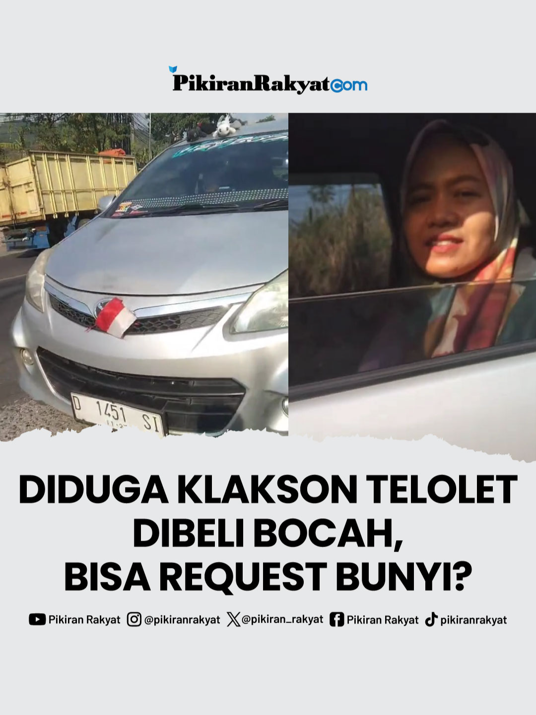 Wah PR-min baru tau ada yang jual bunyi klakson telolet. Kira-kira Sobat PR bakal minta bunyi apa? . #klakson #telolet #prmn