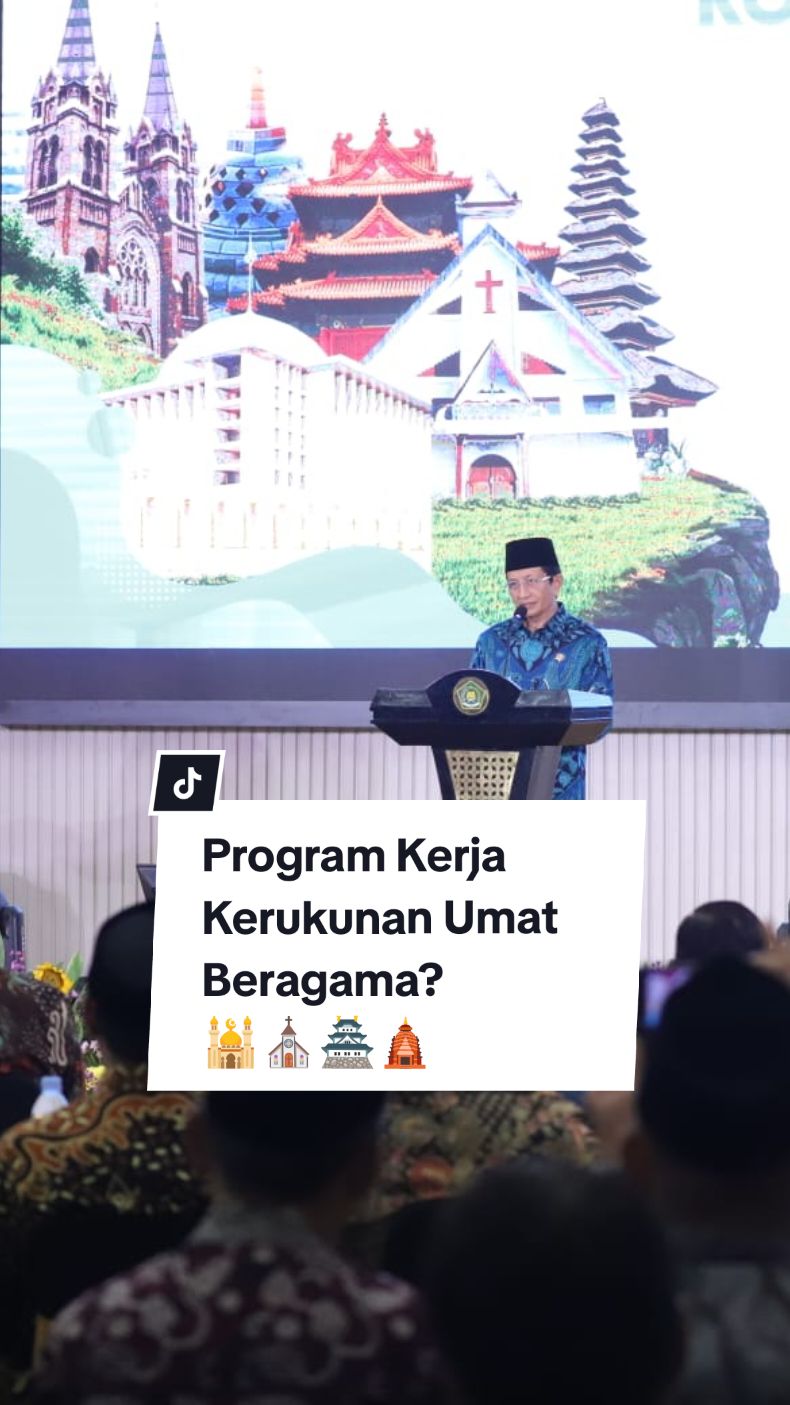 Menag Nasaruddin Umar, baru aja ngebuka konsolidasi nasional proker kerukunan umat beragama. Beliau bilang, Indonesia tuh kaya banget dengan keberagaman dan stabilitasnya, yang gak dimiliki negara lain loh! 🇮🇩 🗣️ “Gak ada negara yang sestabil dan seplural Indonesia,” kata Pak Menag. Keren, kan? Dengan inflasi stabil dan suasana yang damai, Indonesia bisa jadi contoh buat dunia! 🌏🔥 #Toleransi #Keberagaman #Menag #NasaruddinUmar 