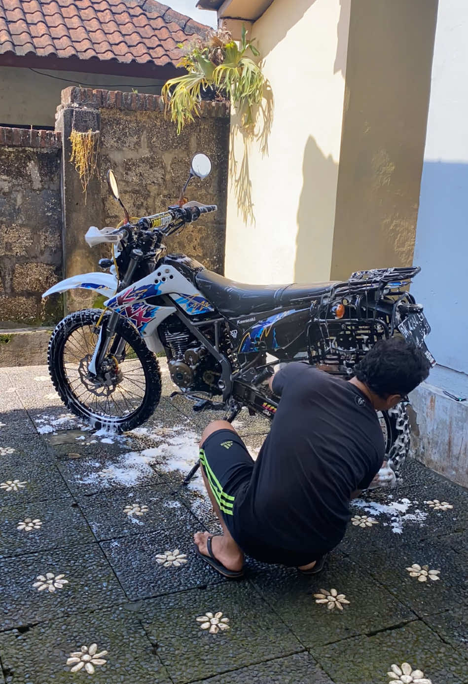 gudmorning, suksma leluhur 😇 #klx #klxvintage #klxvintagebali #trailvintage #klxsupermoto #klxgordonindonesia #trailadventureindonesia #masukberanda #fyp #bali 
