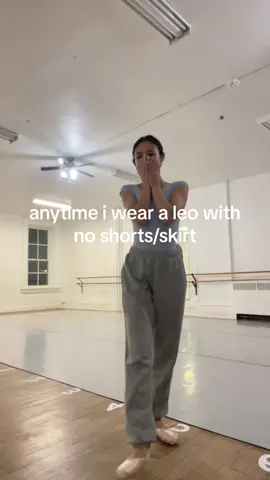 i am NOT a tights over leo girly… yet #ballet #ballettok 