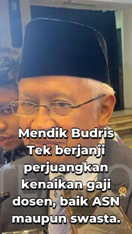 Mendiktisaintek Janji Upayakan Kenaikan Gaji Dosen ASN dan Swasta #GajiDosen, #Mendiktisaintek, #SatryoSoemantriBrodjonegoro