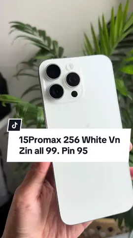 Iphone 15Promax 256Gb White VN Zin all 99. Pin 95. Fullbox #Onmobile #Nghiamobile #apple #iphone #iphone15 #iphone15promax 