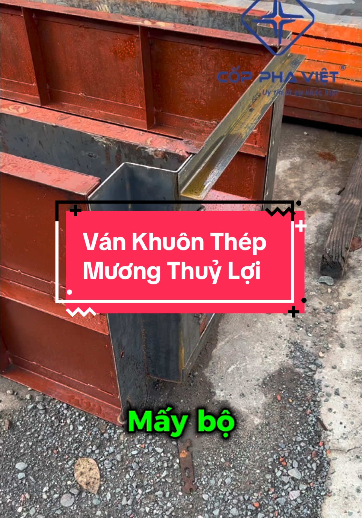 Ván khuôn thép mương nước nặng lắm anh chị sài không ạ #copphaviet #CỐP_PHA_VIỆT #cốp_pha_việt 