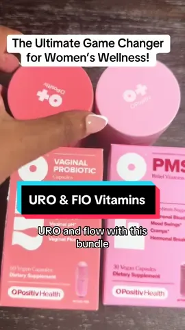 Power Up Your Wellness Routine with This Essential Duo URO & FLO! #uroprobiotic #flo #womenshealth #WomensWellness #CycleSupport #ProbioticPower #flovitamins #tiktokshopblackfriday #blackfridaysale #tiktokcybermonday @O Positiv 