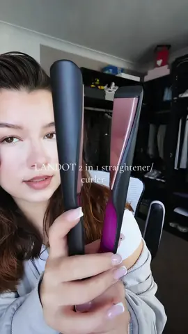 You’ve been needing a new straightener    so bad!!! This one looks like it works amazing! Girls,goooo get it!!! #landot #Landot #landothairtool #straightner #curlingiron #haircuttutorial #easyhairstyles #straightnercurls #easyhairstyle