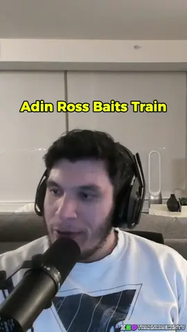 Adin Ross Baits Train #fyp #viraltiktok #trainwreckstv #funnyvideo #trendingvideo #viral_video