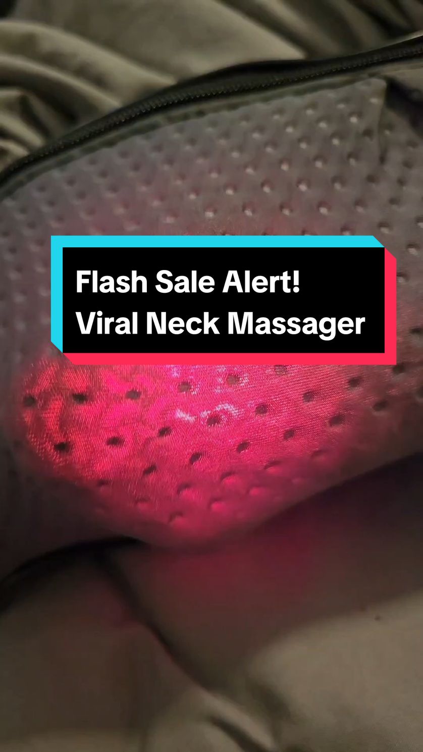 This viral neck massager is on flash sale too so snag this up before it ends! #neckmassager  #massager  #neckpain  #backpain  #painrelief #viralmassager  #viralneckmassager  #giftideas  #holidaygifts  #tiktokshopblackfriday  #tiktokshopcybermonday  #spotlightfinds  #blackfridayearlydeals  #blackfridaydeals 