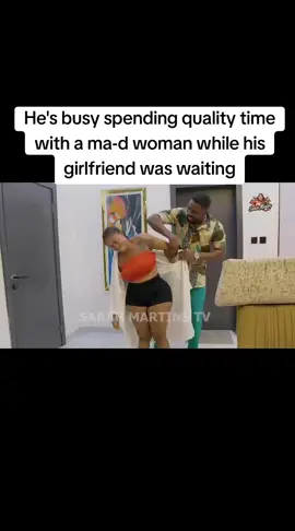 He's busy spending quality time with a ma-d woman while his girlfriend was waiting#theperfectkiss #viral #nollywoodmovies 