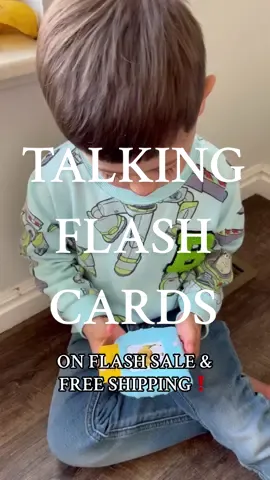 The best $5 dlls spent on my toddler! Talking flash cards ✨ . #fy #flashsale #freeshipping #tiktokshop #toddlersoftiktok 