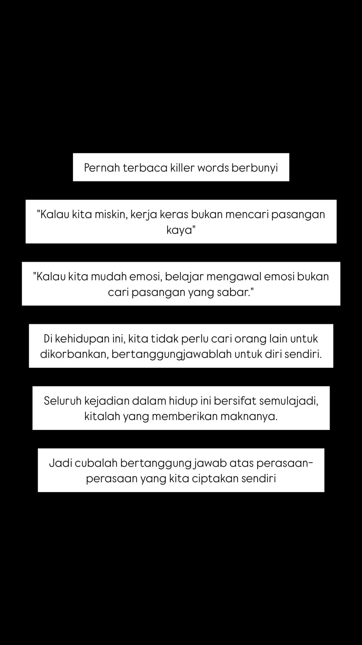 Diri kita, tanggungjawab kita. Jangan campur adukkan dengan yang lain. Terima hakikat :’) #diri #loveyourself #kehidupan #fypシ #katakata #quotes #fypla 