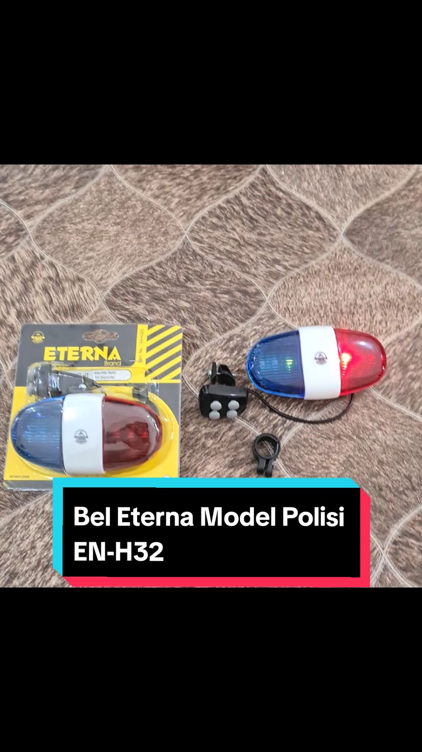 Bel Eterna Model Polisi EN-H325, Suara Kencang dan Awet #spareparts #sperpat #sparepart #bel #belsepeda #belsepedaanak #sepeda #bmx #sepedanak 