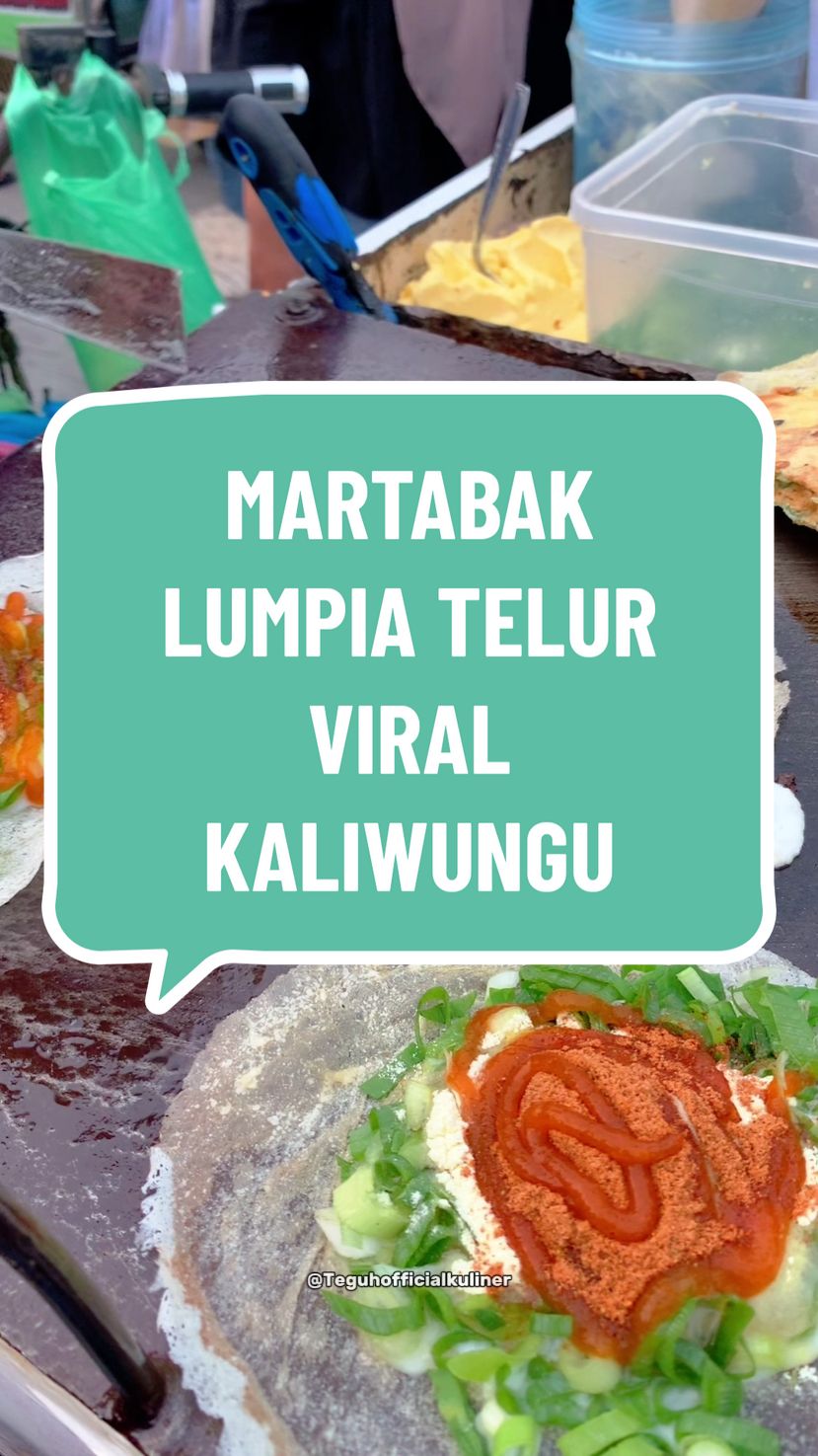 Padahal Dulunya diremehin karena Jualan ecek-ecek Malah Sekarang Sukses Namanya Martabak Kulit Lumpia Lokasi ada didepan Malam Jabal Kaliwungu Buka 16.00-Habis Tiap Selasa #martabak #martabaklumpia #martabakkulitlumpia #martabaklumpiaviral #kulinerkendal #kendalviral #cemilanviral #kulinertikok #fyp #fypシ #teguhofficialkuliner 