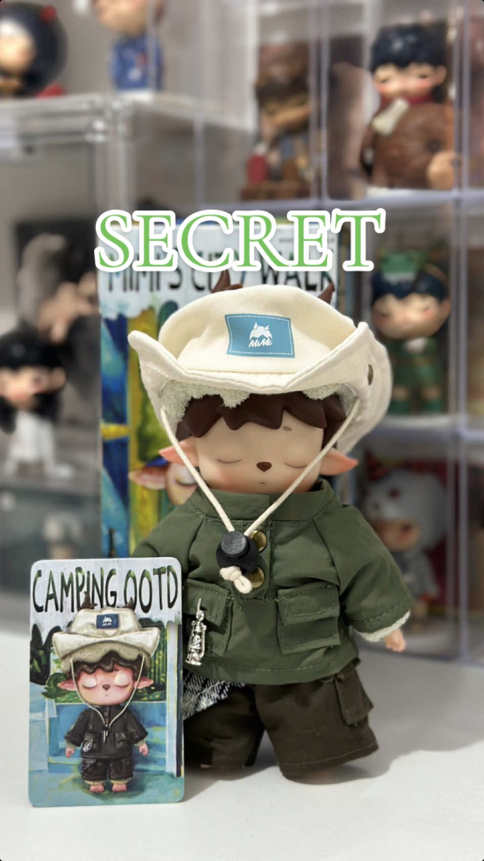 Mimi's City Walk 🤎 I got the secret! CAMPING OOTD @Heyone_global  . . . #heyone #mimiscitywalk #blindbox #toys #plushies #fyp #fypシ #foryoupage #foryourpage 