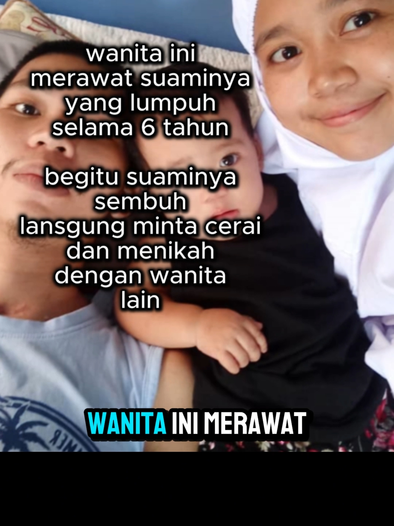 nurul syazwani wanita yang merawat suaminya yang lumpuh selama 6 tahun, ketika suaminya sembuh langsung di cerai dan menikah dengan wanita lain