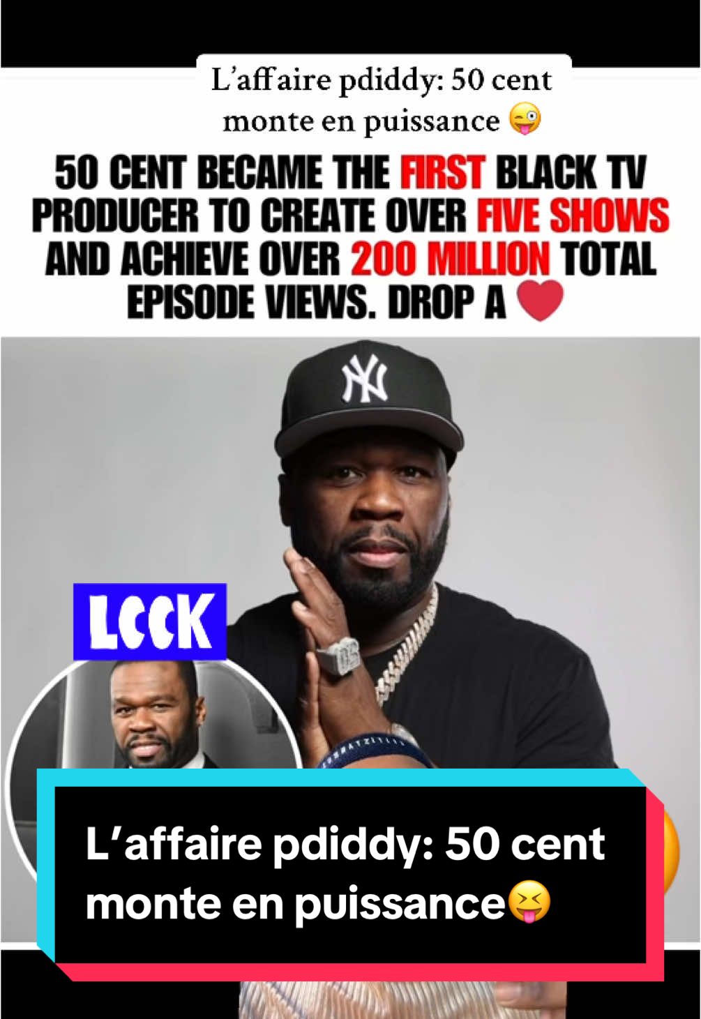 L’affaire pdiddy : 50 cent monte en puissance 😝#pdiddy #50cent #puissance 