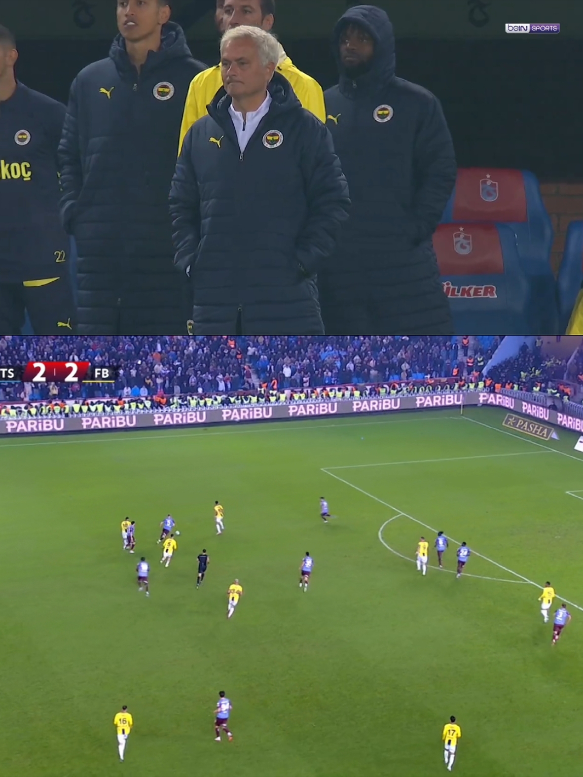Fenerbahçe son dakika golü ve golün ardından ortaya çıkan sevinç. 3.11.24 #Trabzonspor 2-3 #Fenerbahçe #josemourinho #süperlig #mourinho #amrabat #dzeko #tadic #fenerbahce #beinsports #Soccer #futball #euro #amrabatgol 