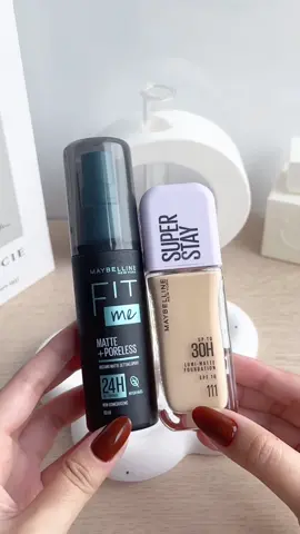 Có bộ đôi này cho lớp nền lì bền chặt ✨️ #maybelline_vn #muataitiktokshop #thuvienmakeup #goclamdep #reviewlamdep #xitkhoamakeup 