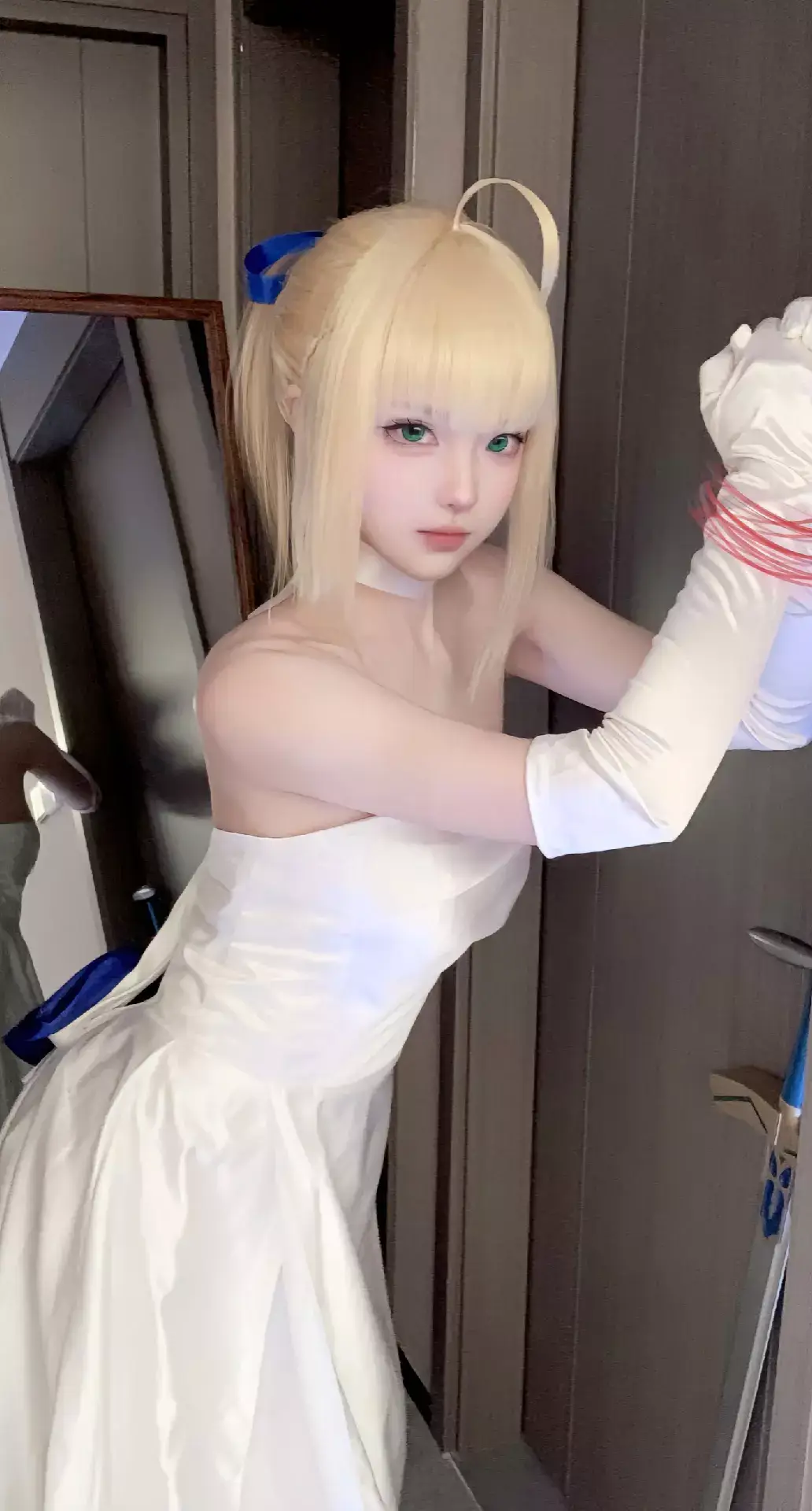 saber #douyin抖音 #yexianeko #xuhuong #donghuacosplay #saber 