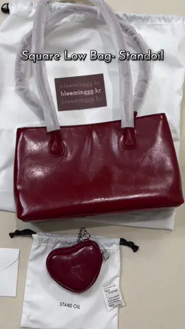 Màu đỏ hot nhất mùa lễ hội năm nayyy❤️❤️❤️ #standoil #squarelowbag #korea #standoilbag #xuhuong #trendding #bloomingggkr 