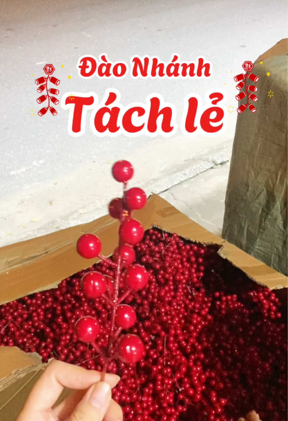 Đào tách lẻ em về sll rồi đây ạ, bác nào lấy hàng nhắn em nha #tet #xuhuong #thaplekimhanh #trangtritet 