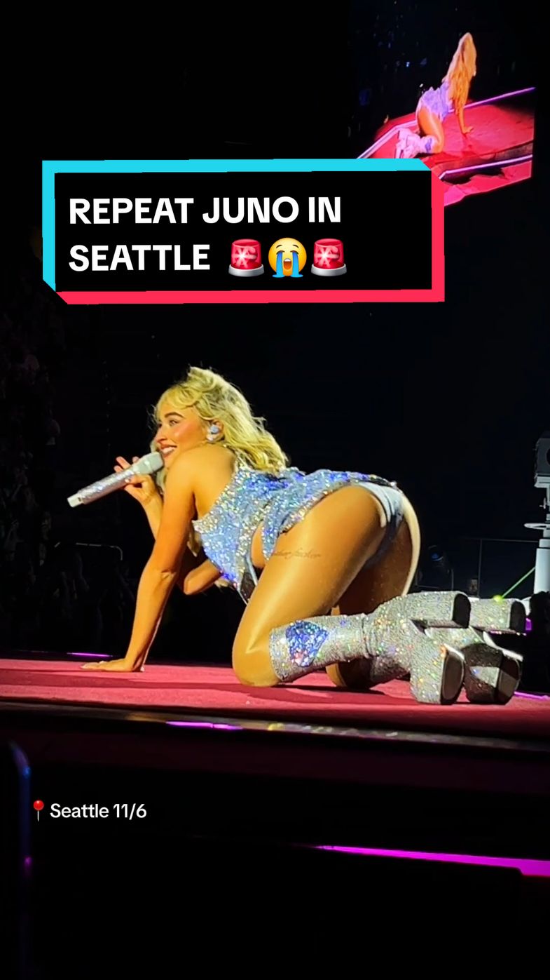 does she not like seattle?? this is the first repeat in so long 😭 #seattleShortnSweet #sabrinacarpenterseattle #sabrinaseattle #seattle #shortnsweettourseattle #sabrinacarpenter #shortnsweettour #shortnsweet #viral #trending #fyp #juno #junovancouver #seattlejuno #newposition #junoseattle #CapCut  @Sabrina Carpenter @Team Sabrina 