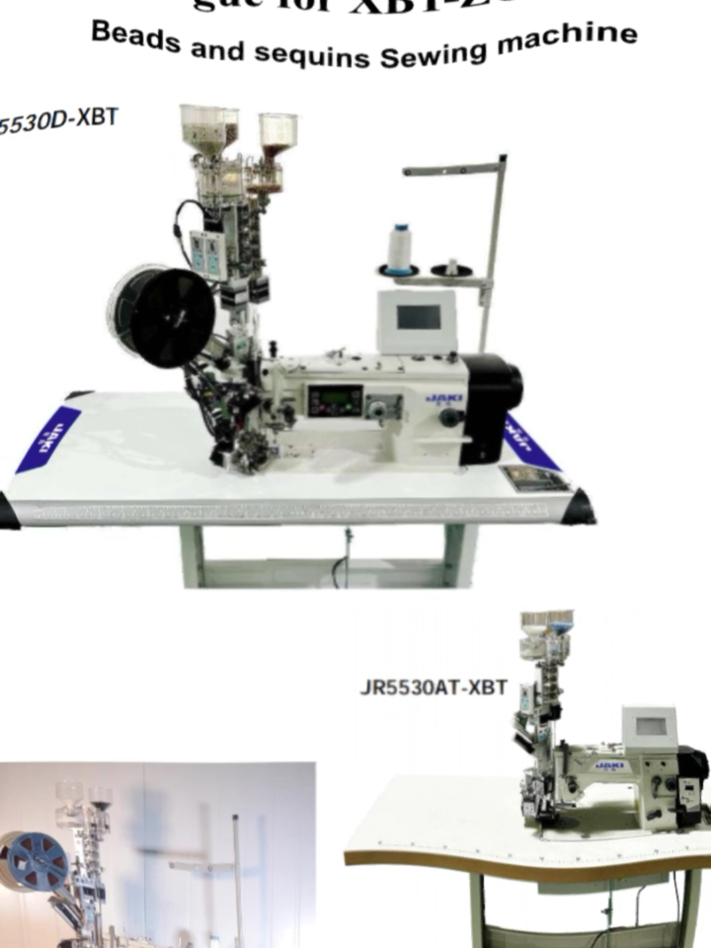 JR5530D-XBT Triple Beads&Double Sequins Sewing Machine#JAKI #FYP #garmentfactory #china #IndustrialSewingMachine#sewingmachine