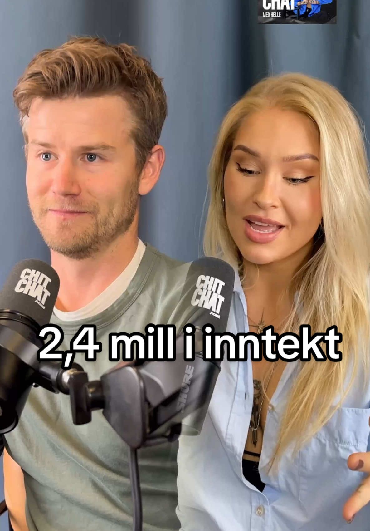 Del 2 med Nicolay Ramm er nå ute! Lytt gratis til Chit Chat med Helle der du hører podcast💙 Link i bio! - #penger #lønn #økonomi 