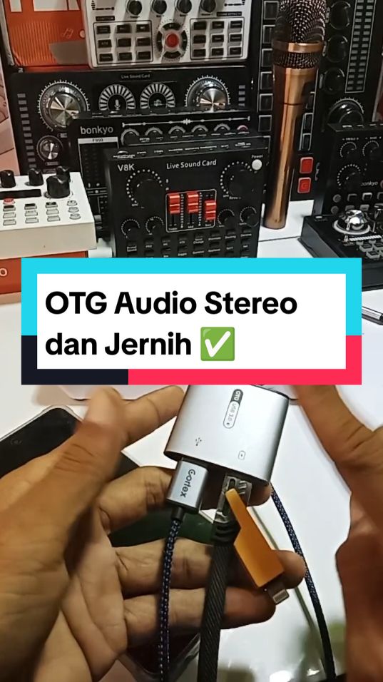 Membalas @alhikmah537OTG spesial audio stereo dan jernih buat live streaming dan recording #otg #usbotgadapter #adapterotg #otgadapter #otgandroid #otgbuatlivestreaming #typec #cortex 