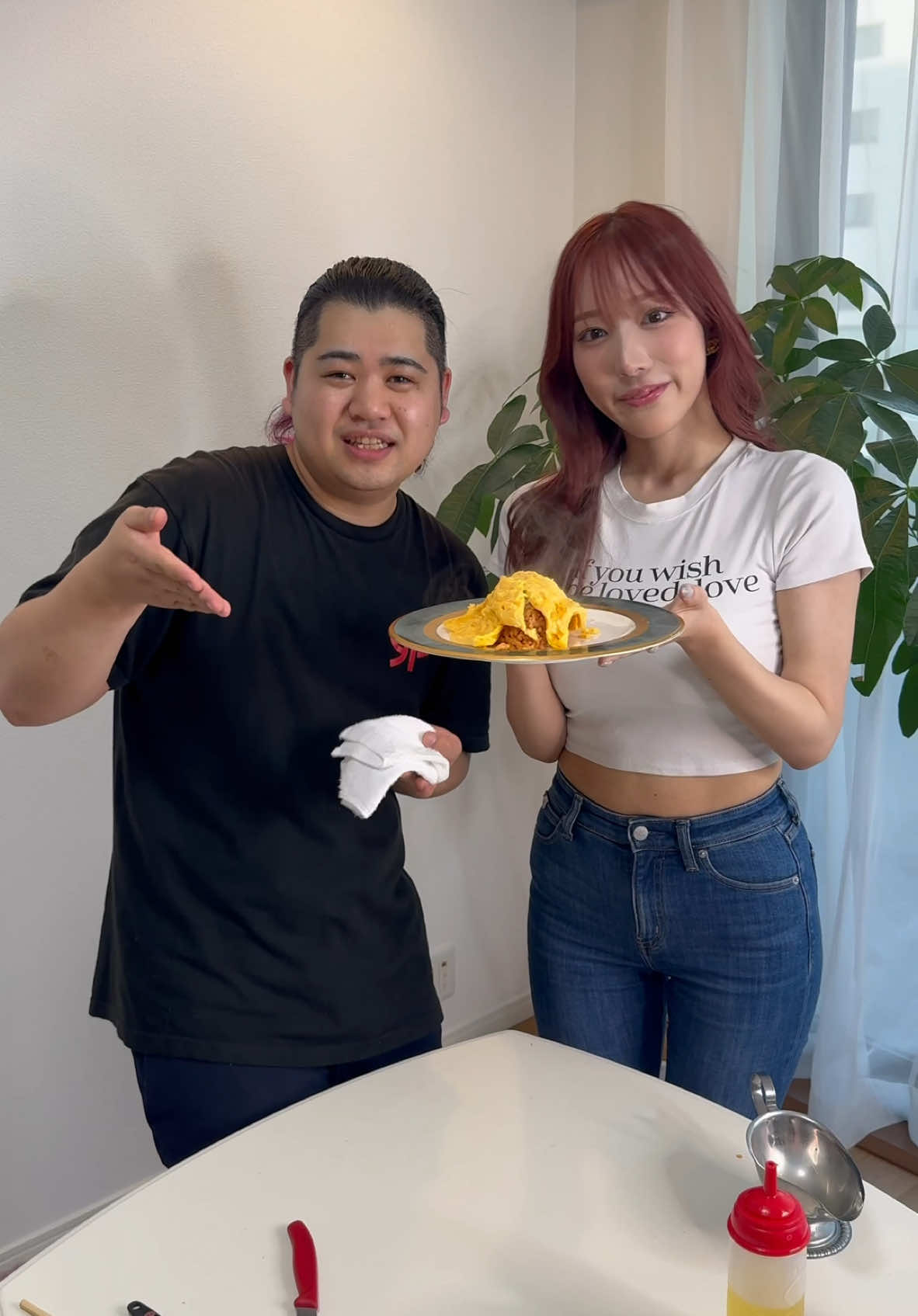 @konankoyoiii 小宵こなんさんに作ってもらってみた！　#tiktokfood #omlet #konankoyoi 