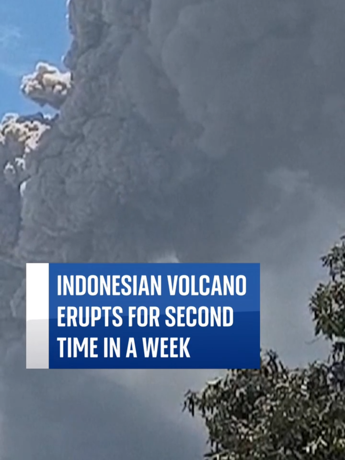 Indonesian #volcano erupts for the second time in a week.  Mount Lewotobi Laki Laki on #Indonesia's remote #Floresisland first erupted on Monday, killing several people and prompting evacuations on the island. #Fyp #SkyNews #WorldNews