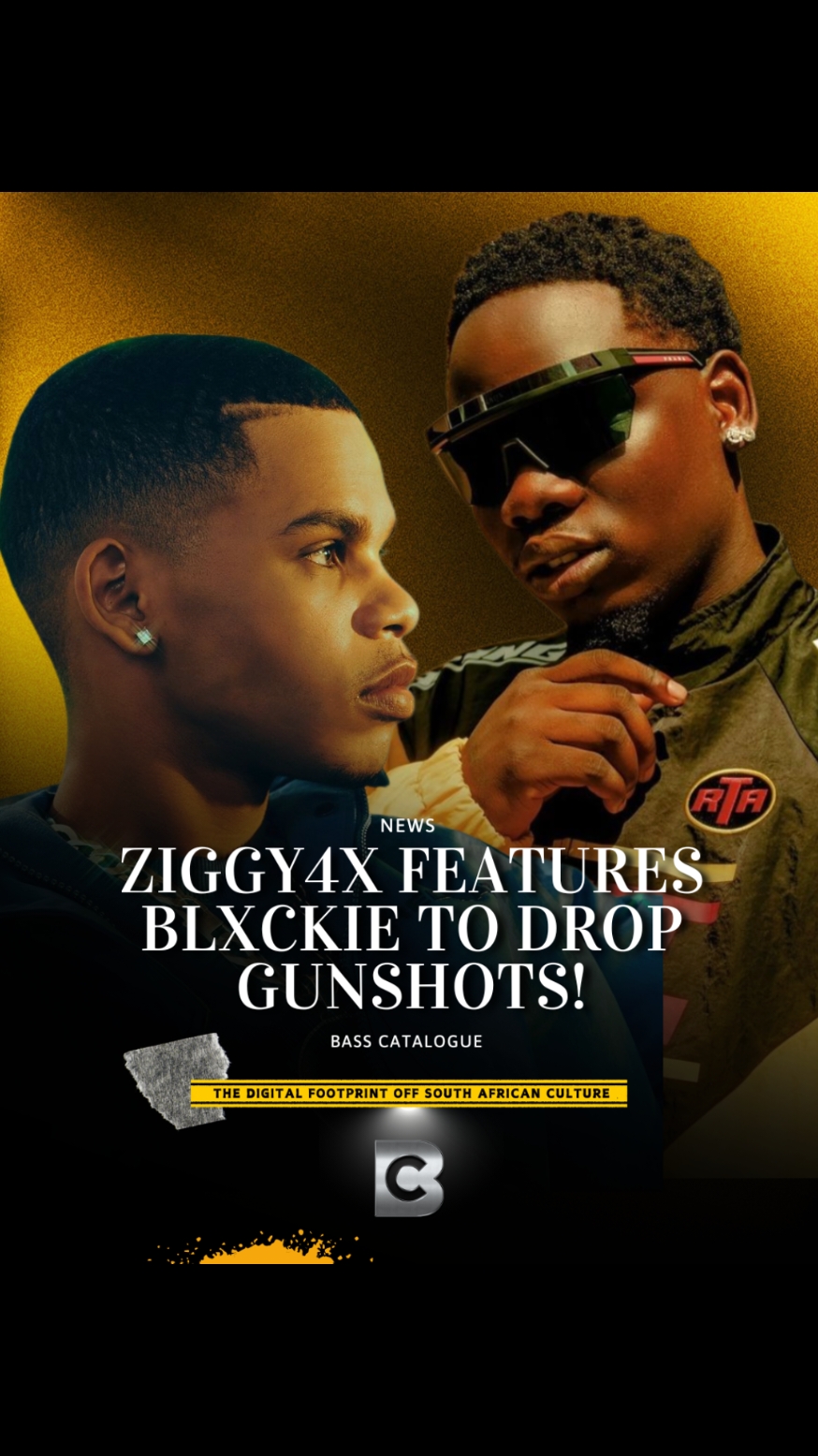 Ziggy4x features Blxckie to drop Gunshots 🔥 #sahiphop #sahiphopmusic #sahiphop247 #sahiphoptotheworld #sahiphop🇿🇦 #ziggy4x #blxkie #basscatalogue 