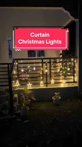 Curtain Christmas lights