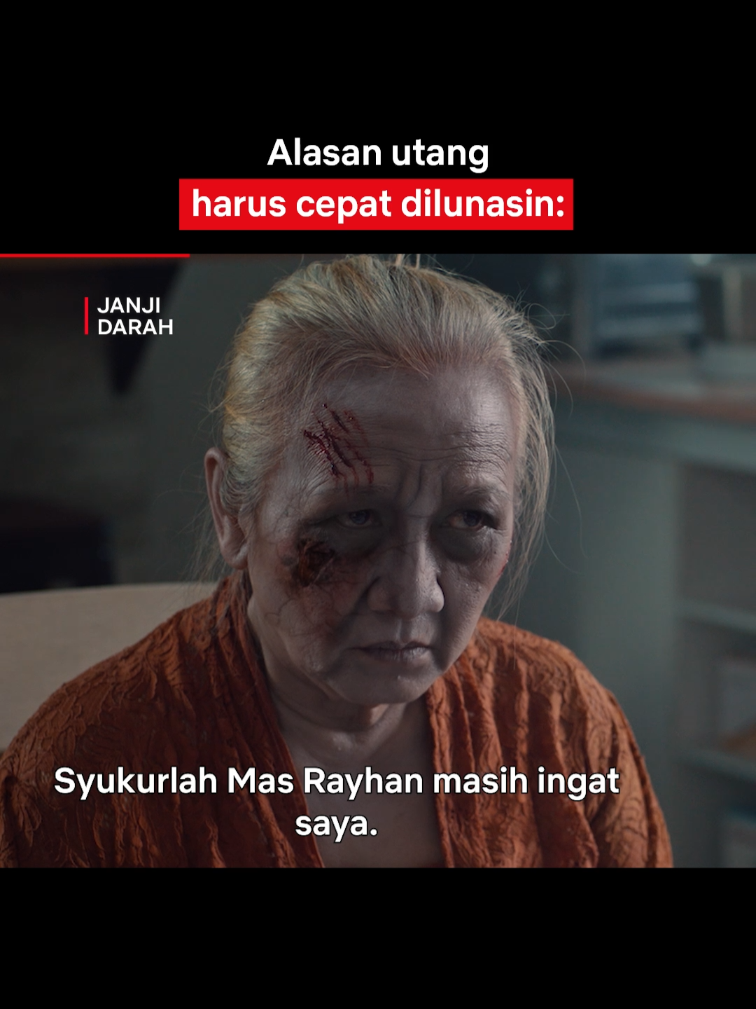 Duh amit-amit, jangan sampe kayak Bi Siti. #Netflix #JanjiDarah #HororIndonesia #EmirMahira #YatiSurachman