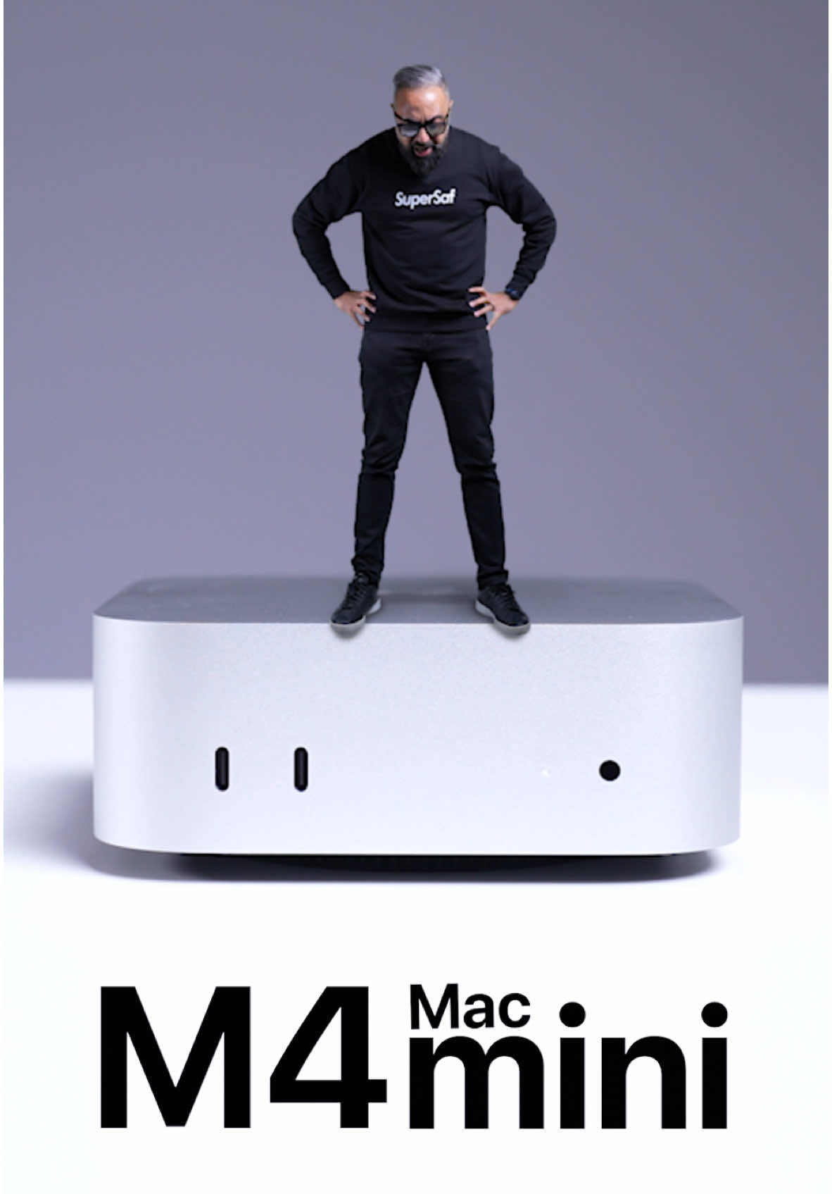 The M4 Mac mini is tiny but MIGHTY! (featuring SmallSaf 😎) #apple #macmini #fyp #supersaf #mac #m4 #m4pro #appleevent #loop #perfectloop 