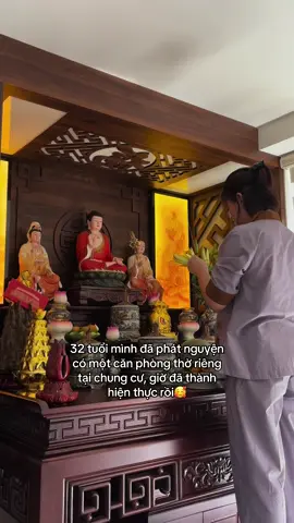 Căn chung cư 3 phòng mình đã dành ra 1 phòng để thờ các Ngài. Nơi đây đã thành một trốn nhỏ linh thiêng của mình, là nơi để mình quay về lại trong tâm #phatphapnhiemmau #trendingvideo #nammoadidaphat #phatphap #xh #xuhướng 
