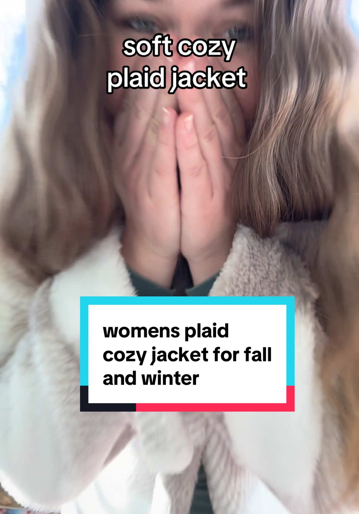 Women’s plaid, soft, button-down jacket. Trendy women’s fall jacket. Cute winter jacket. Jacket for under vest ##tiktokshopblackfriday##tiktokshopcybermonday##tiktokshopholidayhaul##jacket##womensclothes##viraloutfit