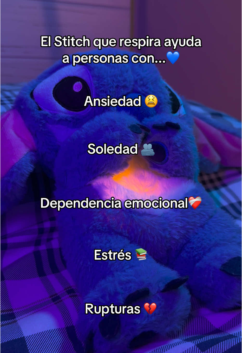 Conoces alguna ventaja más? 😍💔 #stitch #liloystich #disney #stitchquerespira #ataquedeansiedad #problemasdeansiedad #estres #solucionalestres #insomnio #dormirbien #regalonovia