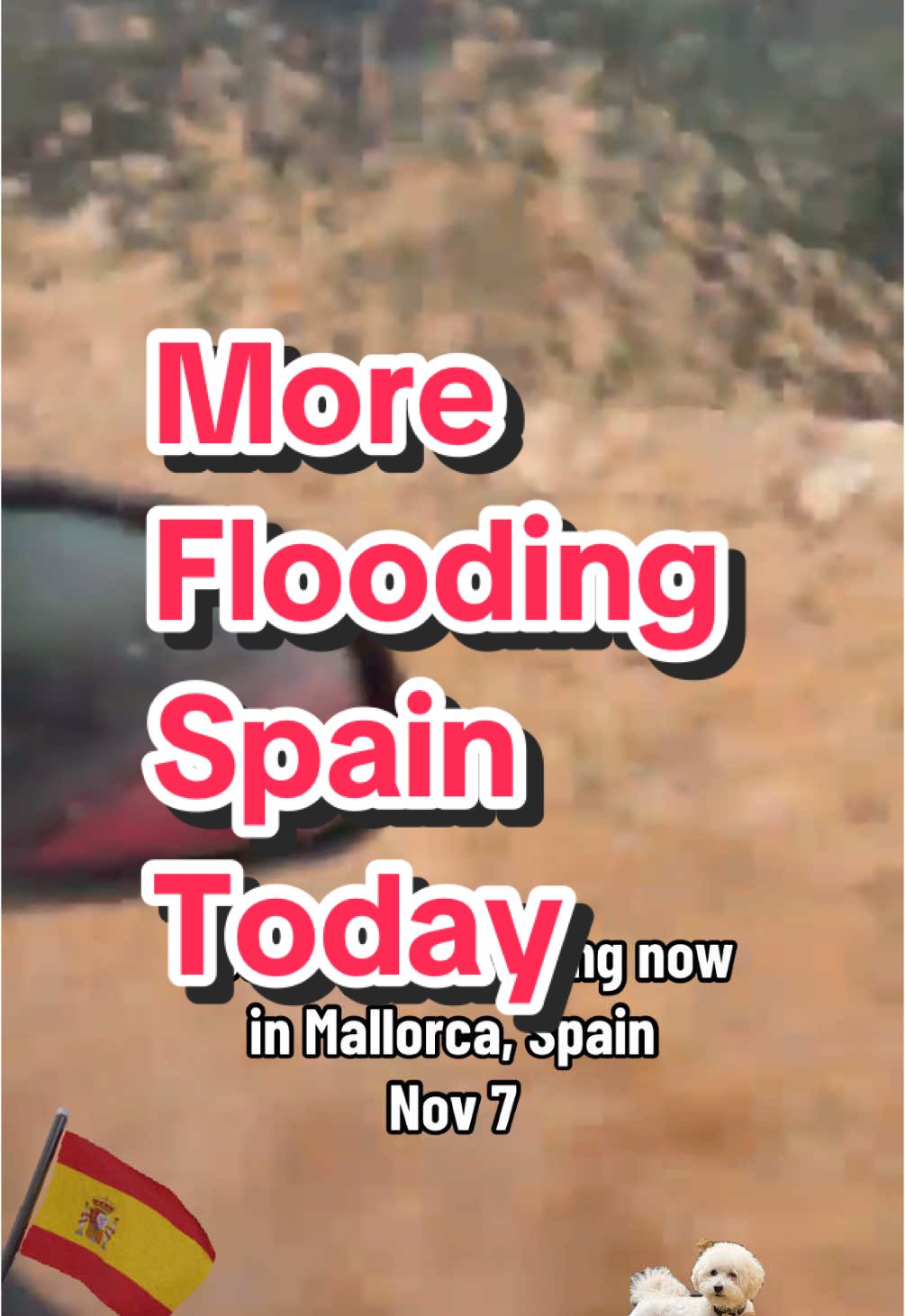 Spain is really getting it! 😳 #Mallorca #Spain #Flooding #News