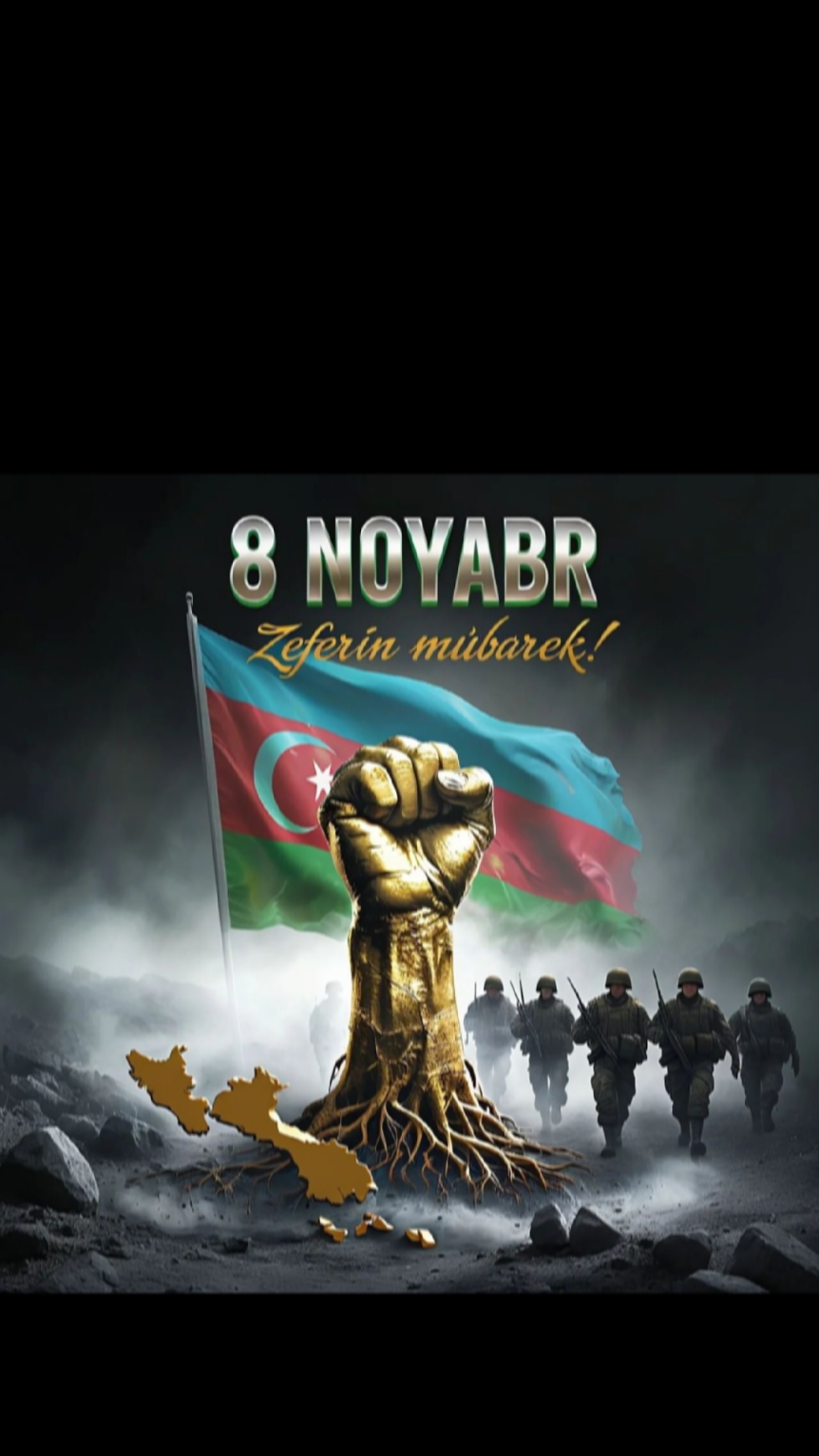 Allah bu Zəfəri bizə yaşadan bütün Şəhidlərimizə rəhmət qazi və veteranlarımıza şəfa versin 🇦🇿 