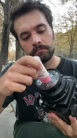 Stick + Camera = Magic ✨📷#jeanblack #viral #photographer #viralvideos #hasselblad #kodak #fyp #cat #tech #style #Lifestyle #mamiya #film #lomography #asmr