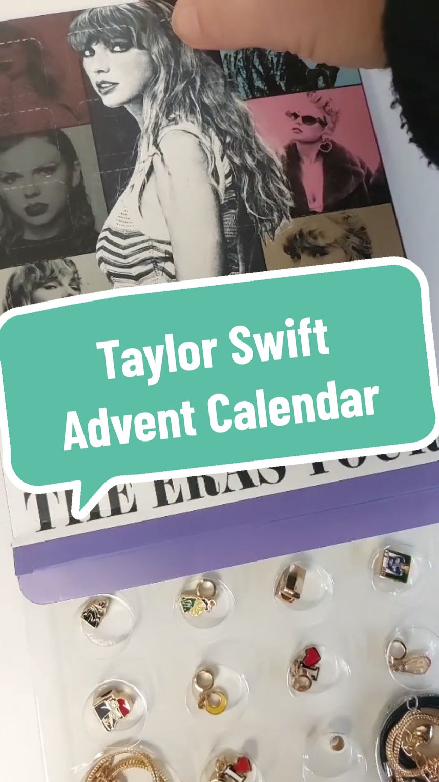 My daughter is going to love this Taylor Swift inspired Advent Calendar. it's the perfect gift for Swifties! taylor swift christmas calendar taylor swift advent calendar bracelet  #taylorswift   #swiftmas #christmas #adventcalendar #swiftietiktok #swiftie  #tiktokmademebuyit #tiktokshopuk 