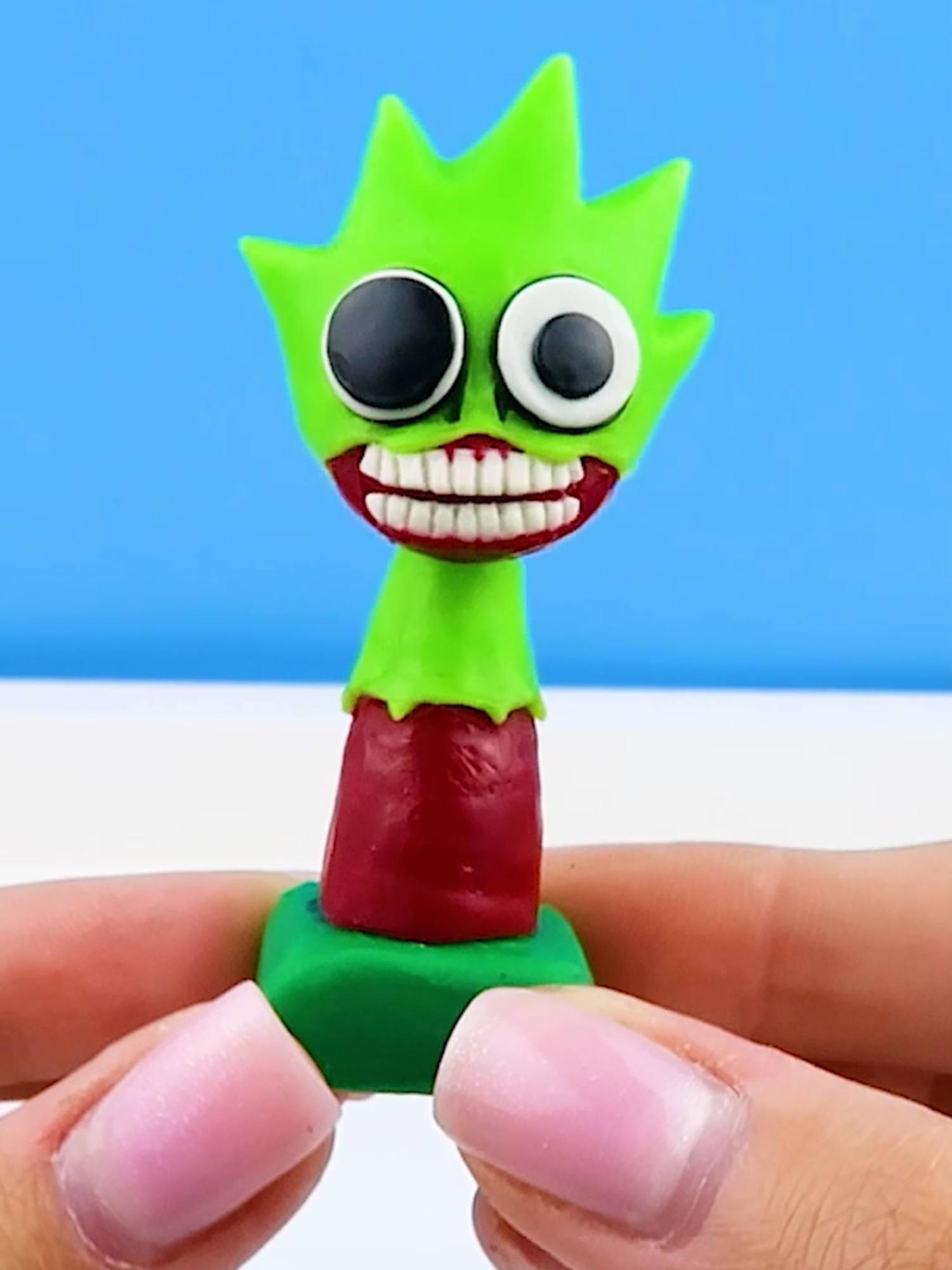 Making Horror Sprunki Lime (OWAKCX) Incredibox with Clay #Sprunki