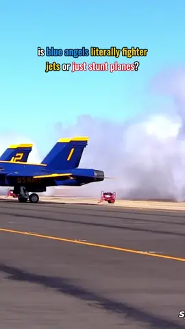 is blue angels literally fighter jets or just stunt planes? #military #usa🇺🇸 #airforce #pilot #women #army #plane 